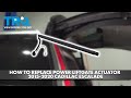 How to Replace Power Lift Actuator 2015-2020 Cadillac Escalade