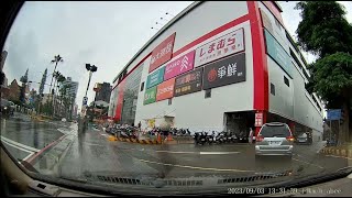 台中大潤發忠明店地上(頂樓)停車場