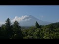 富士ビューホテルからの富士山タイムラプス 2020 08 29 日の出〜9時頃