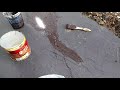 DIY - Asphalt driveway crack repair