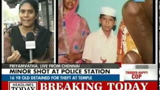 Chennai: 16-year old shot in police station, battling for his life