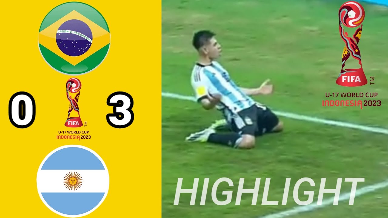 Live🔴Brazil U17 Vs Argentina U17 World Cup U17 Qualification Quarter ...