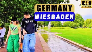 Germany Wiesbaden | Wiesbaden | Germany Walking Tour 4K