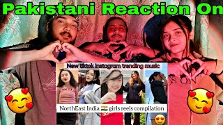 Northeast Indian Girls Reels TikTok REACTION | part 6 | Reaction Bazar