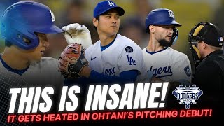MUST-SEE: Dodgers-Padres Gets HEATED in Shohei Ohtani's First Time Pitching in Almost Two Years!