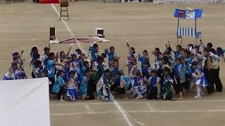 2016 筑紫丘高校大運動会 青応援合戦②