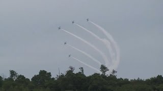 芦屋基地航空祭2016 予行 ブルーインパルス JASDF Blue Impulse Ashiya Air Show