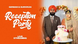 GERMAN \u0026 GURKIRAN - RECEPTION PARTY | MELBOURNE | Live Streaming |  @arshvirkphotography