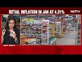 inflation news retail inflation eases to 4.31% 5 month low in january