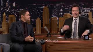 Jimmy Fallon rather listens to Pewdiepie's Tseries Disstrack than to Trevor Noah