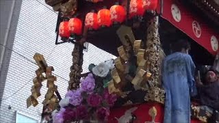 大津祭2016石橋山と孔明祈水山の本祭巡行