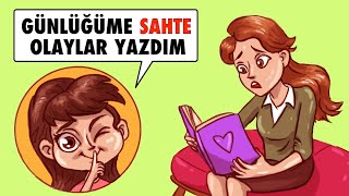 Üvey Annemi Yakalamak İçin Günlüğüme Doğru Olmayan Şeyler Yazdım