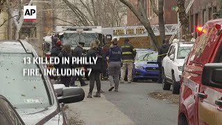 13 killed in Philly fire, including 7 children