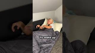 WHEN YOU WAKE UP LATE AND GET PRANKED... #Shorts