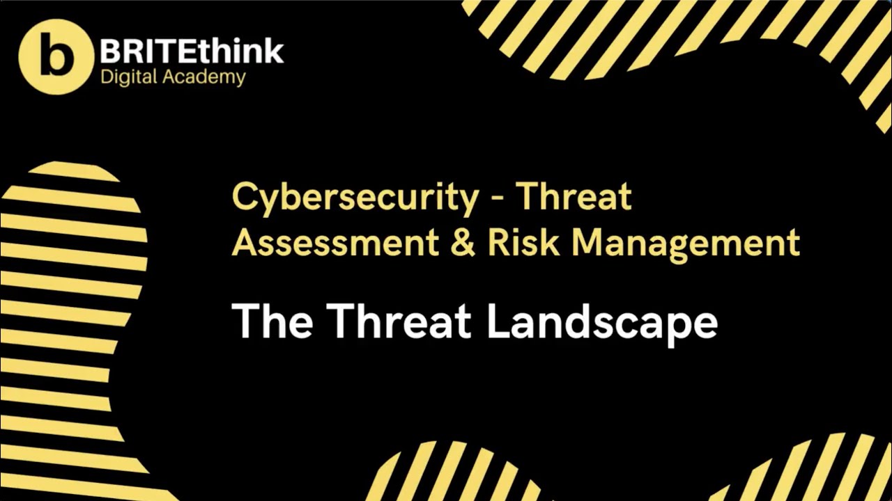 Cybersecurity Awareness - The Threat Landscape - YouTube