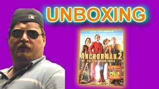 Anchroman 2 Blu-ray , DVD Unboxing