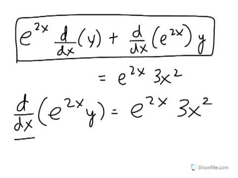 Integrating Factor Method: Solving A First Order Ordinary Differential ...