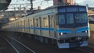 名古屋市営地下鉄鶴舞線N3000形N3112H各駅停車上小田井駅行き上小田井駅到着(2022/12/27)