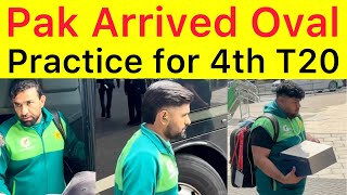 BREAKING 🛑 Pakistan Cricket Team arrived London Oval for practice ahead of 4th T20 vs England