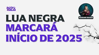 LUA NEGRA NO 1º DIA DE 2025 - \