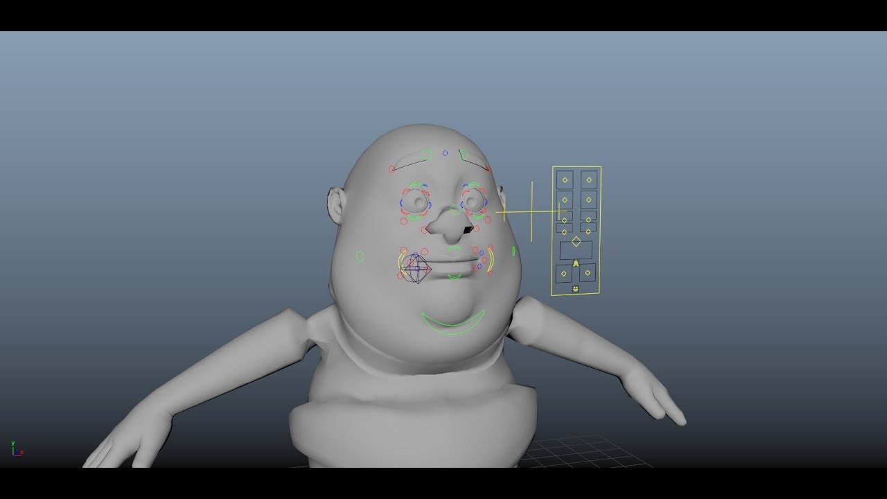 Maya Rigging AdvancedSkeleton(5.778) Facial Rigging Tutorials - YouTube