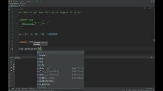 Python Tutorial #34: How to Get the Size of an Object in Bytes