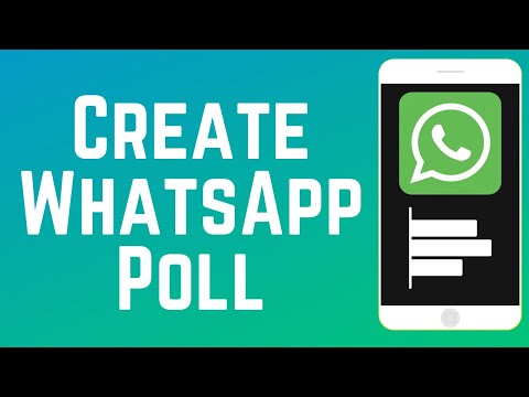 How to create a poll on WhatsApp 2024