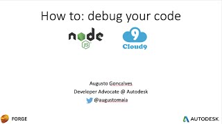 How to: debug NodeJS with Cloud9 (free)