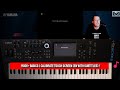 Yamaha MODX+ Basics | Calibrate your Touch Screen (English with subtitles)