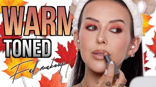 Warm Toned Fall makeup tutorial