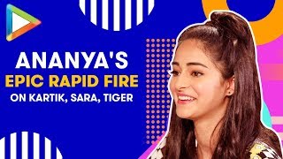 Kartik Aaryan In T-Shirts or In Shirts? Ananya Pandey Chooses... | Rapid Fire | SOTY 2