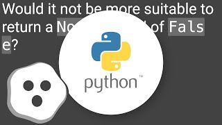Python : is it ok returning both boolean and string?