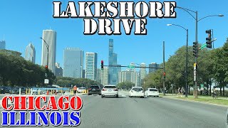 Lakeshore Drive - Chicago - Illinois - 4K Street Drive