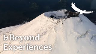 A helicopter flight over the Villarrica Volcano | andBeyond Vira Vira | Lake District | Chile