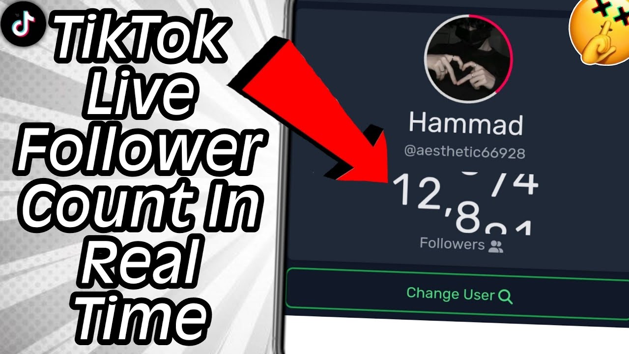 How To Tiktok Live Followers Count In Real Time | Android/iPhone - YouTube