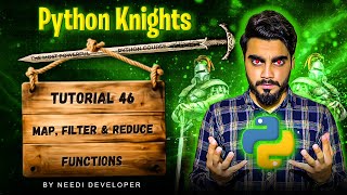 Map, Filter & Reduce Functions in Python | Python Tutorials for Beginners | Tutorial - 46