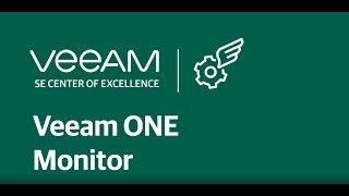 How to monitor and analyze performance with Veeam ONE