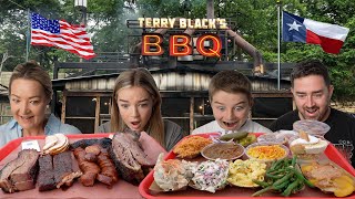 New Zealand Family try real Texas BBQ for the first time!