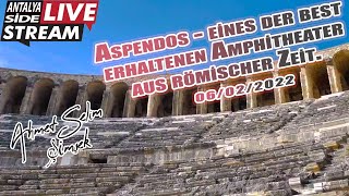 Aspendos - eines der best erhaltenen Amphitheater aus römischer Zeit. (Türkei / Antalya / Serik)