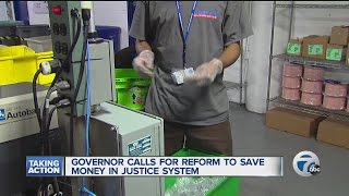Michigan Gov. Rick Snyder proposes reform to state criminal justice system