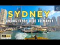 SYDNEY'S FAMOUS FERRY RIDE TO MANLY BEACH | 🇦🇺 SYDNEY AUSTRALIA | 4K HDR