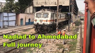 Sarvodaya Express Journey (Nadiad￼ to Ahmedabad)￼ back to back skip station