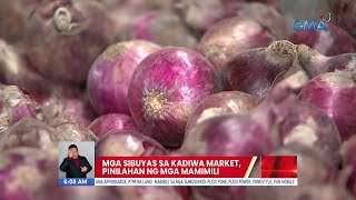 Mga sibuyas sa Kadiwa Market, pinilahan ng mga mamimili | UB