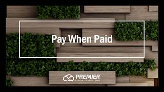 Pay When Paid