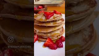 Day 28/31 days of feeling good ✨💖 buckwheat pancake stack 🌈 #easyhealthyrecipes