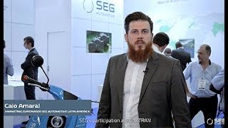 SEG Automotive BR FENATRAN trade show video PT subtitles EN HD