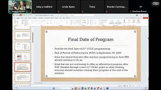 Cohort 17 Closeout Training
