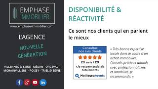 Emphase immobilier, l'agence immobilière nouvelle génération à Villennes-sur-Seine