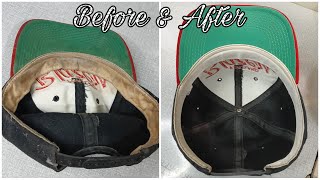 Vintage Portland blazers snapback cap restoration (sweatband whitening)