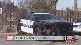 Witness: Patrol car destroyed by officer